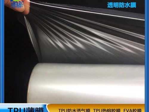 贊晨tpu防水透氣透明 膜 紡織鞋材皮革貼合專用 tpu卷材厚0.02mm生產(chǎn)廠家價格直銷